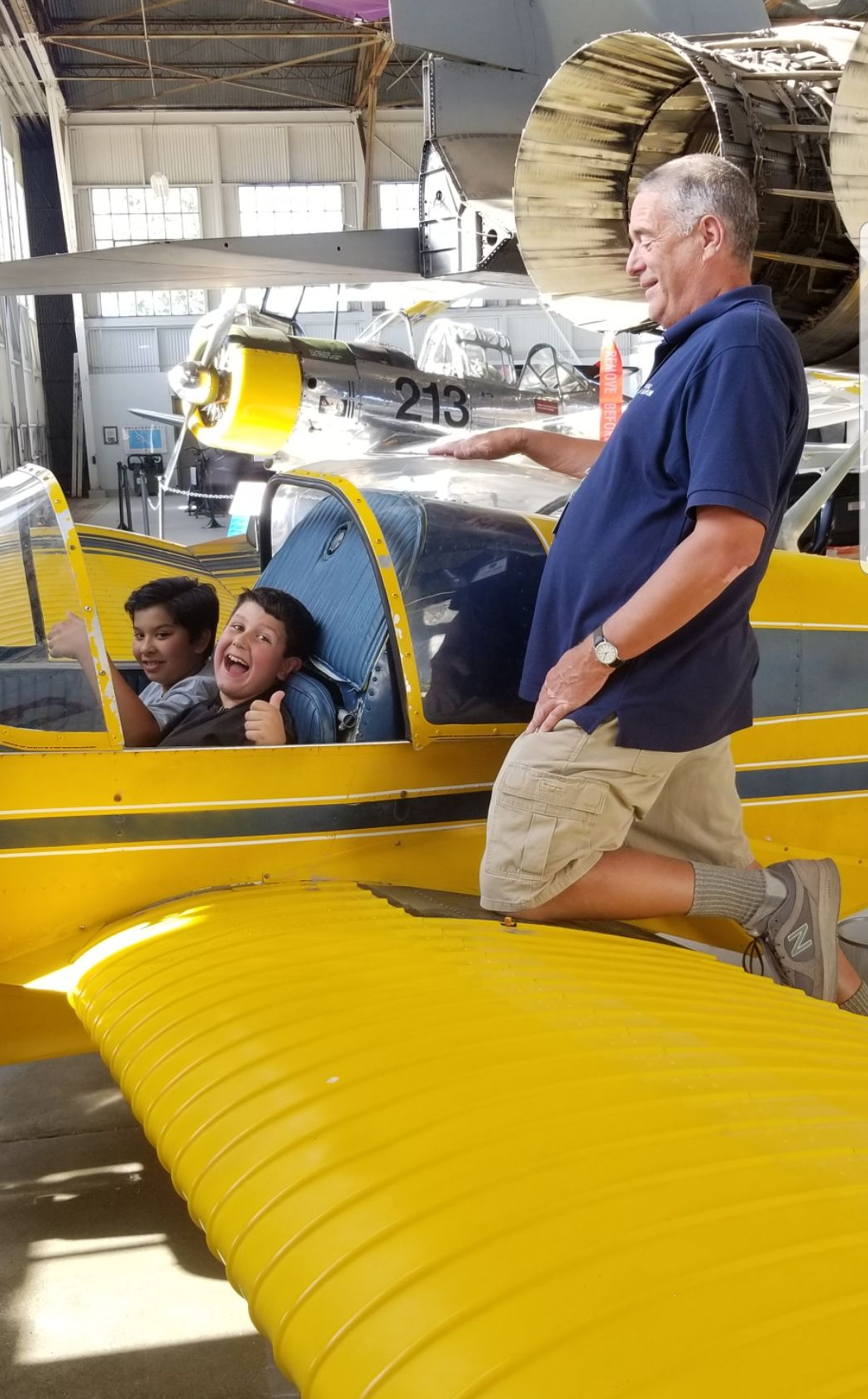 Chico Air Museum- yellow plane